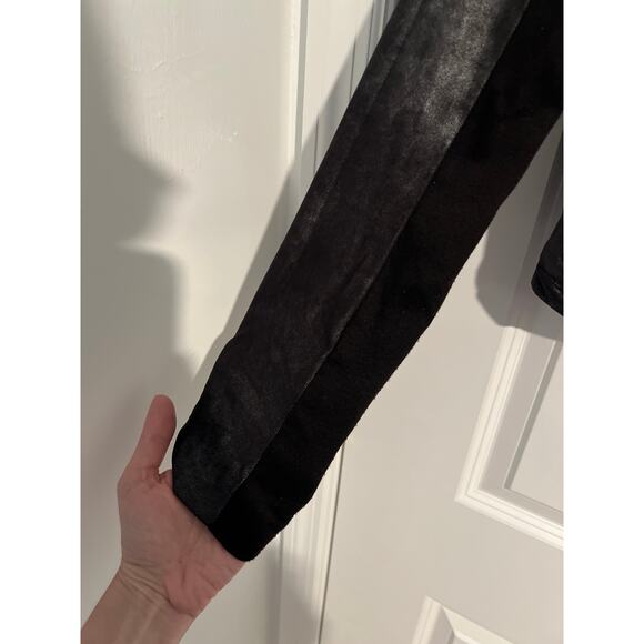 Rohm Soft Faux Leather Moto Jacket – XS Black/Silver - Picture 2 of 4